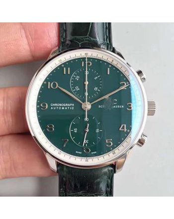 PORTUGIESER CHRONOGRAPH EDITION 150 YEARS IW371601 YL FACTORY GREEN DIAL