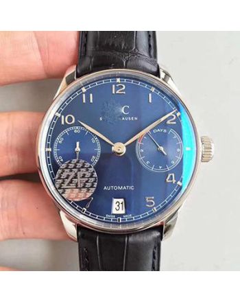 PORTUGUESE IW500703 ZF FACTORY BLUE DIAL