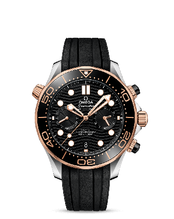 Seamaster Steel Sedna Gold Chronograph Watch 210.22.44.51.01.001