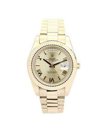 Rolex Day-Date II Gold Dial 218238 Mens 41MM