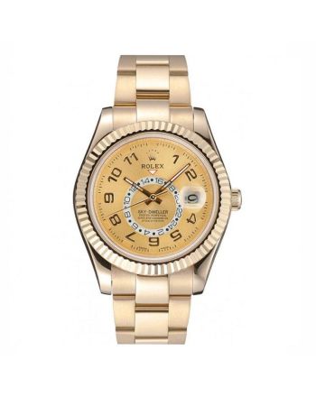 2012 Yellow Gold Rolex Sky Dweller Oyster Perpetual Special Edition 80243 Men 41MM