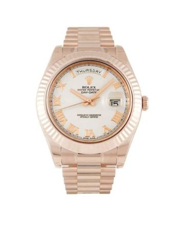 Rolex Day-Date II Ivory Dial 218235 Mens 41MM
