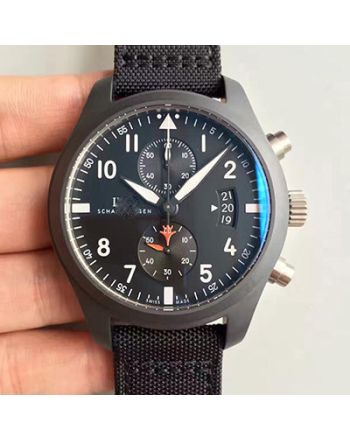 PILOT TOP GUN CHRONOGRAPH IW389001 ZF FACTORY ANTHRACITE DIAL