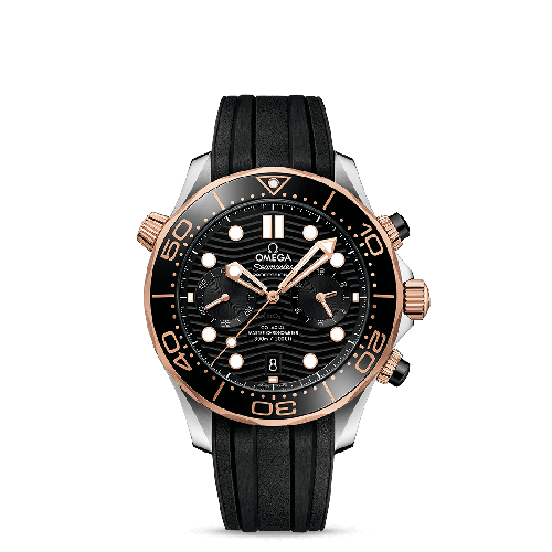 Seamaster Steel Sedna Gold Chronograph Watch 210.22.44.51.01.001