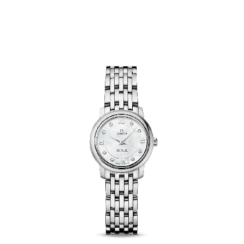 De Ville Steel Diamanten Watch 424.10.24.60.55.001
